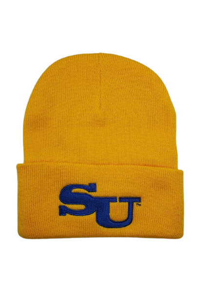 SU Retro Logo Cuffed Knit Hat