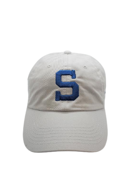 SU Big S Adjustable Cap (Hat) White